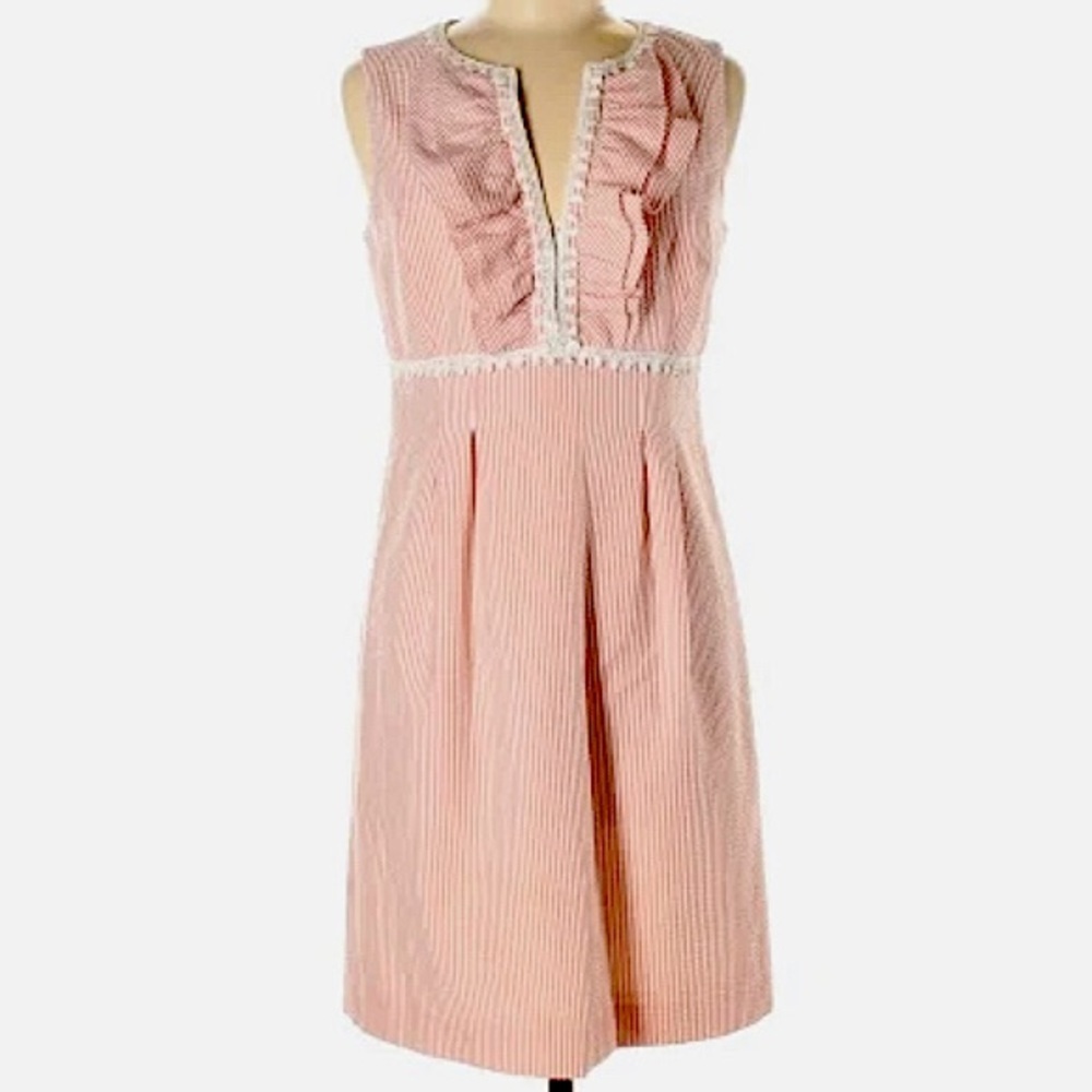 NINE WEST • Seersucker Dress
